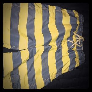 Boy, preepy, swimming trunks. Size L(10)